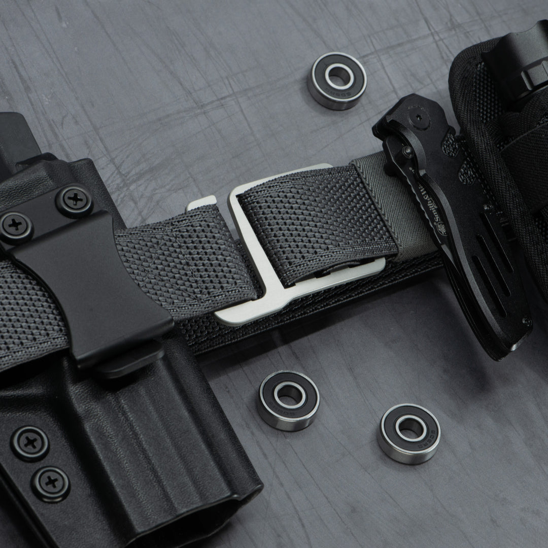 Axis EDC Stretch Belt - Brushed Alloy