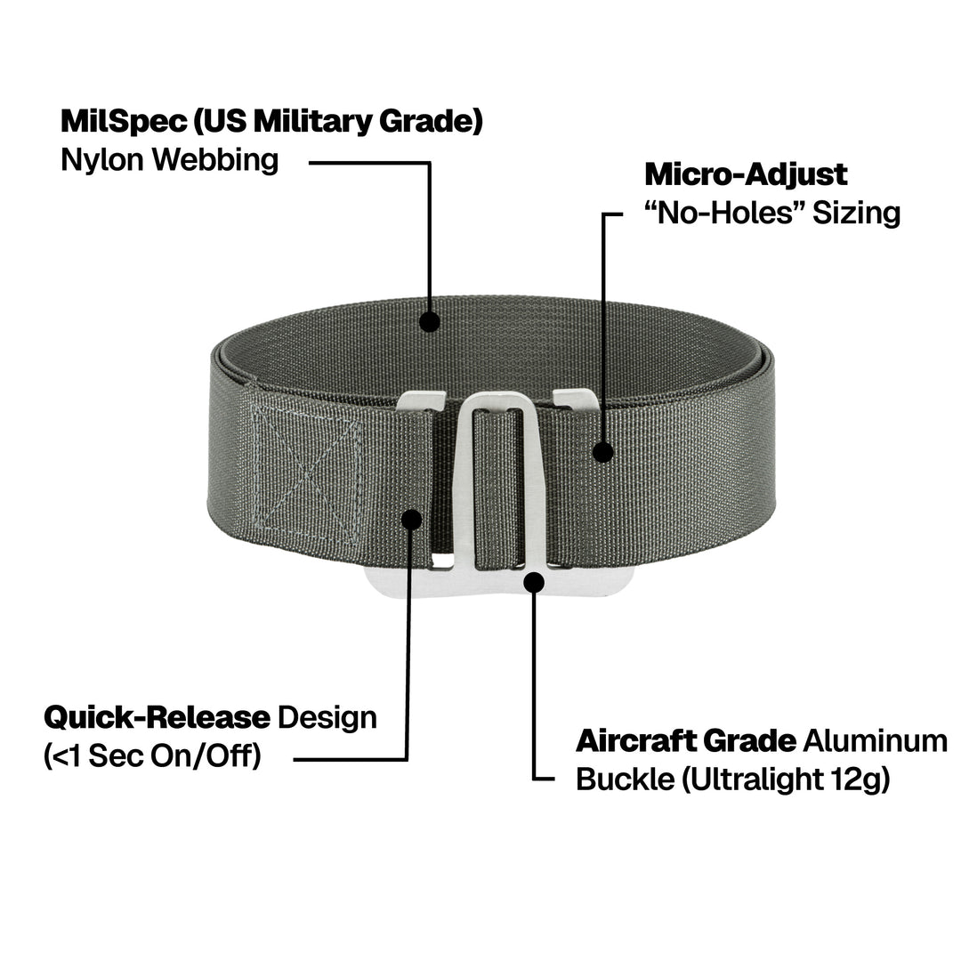 Element UL Adventure Belt | Brushed Alloy