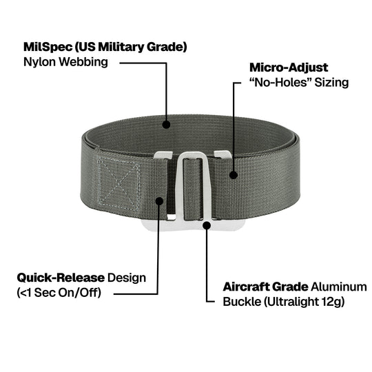 Element UL Adventure Belt | Brushed Alloy