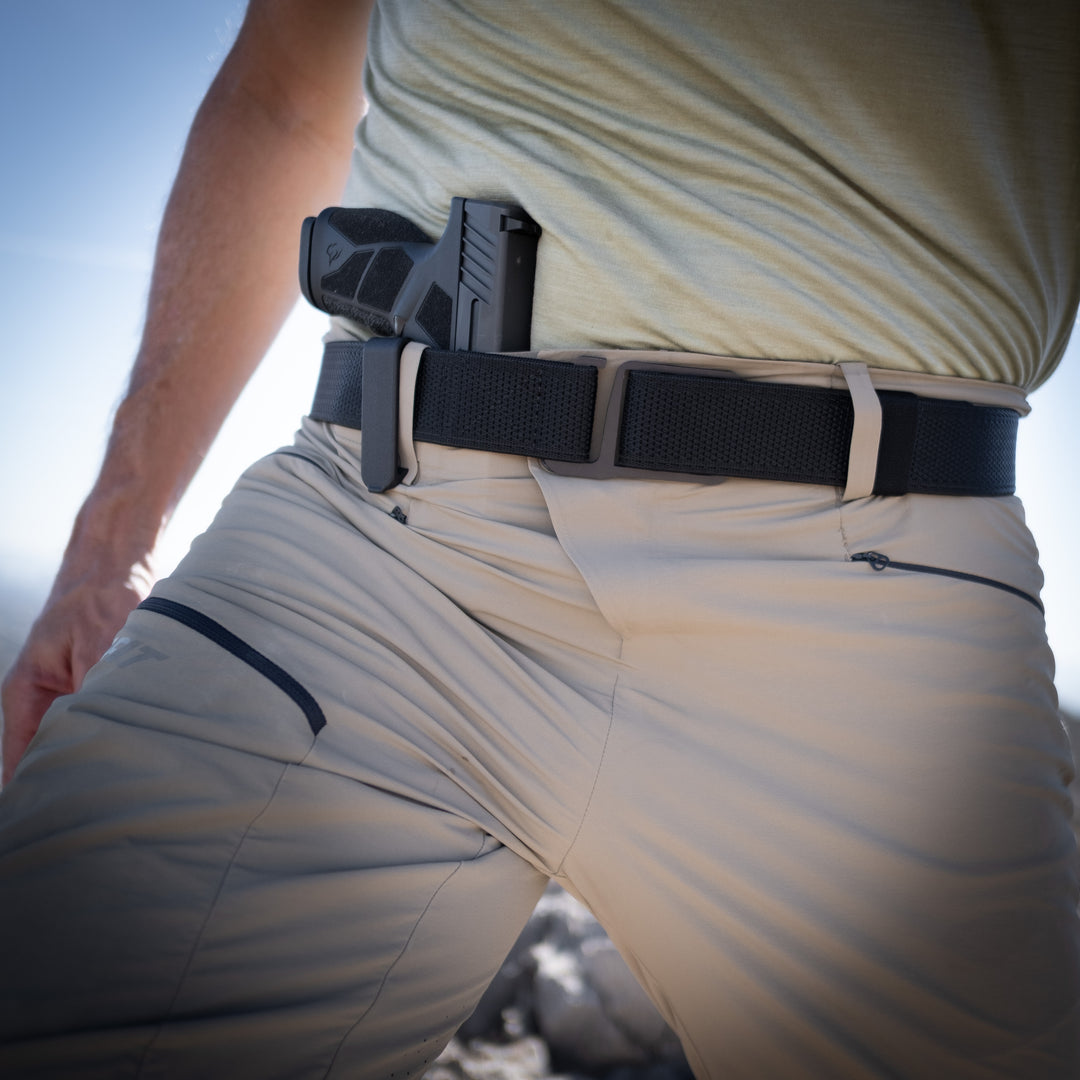 Axis EDC Stretch Belt - Black Alloy